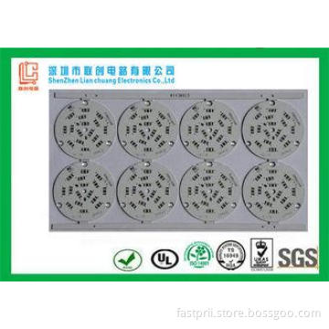 LED light board Lead free HASL PCB , aluminium pcb manufact